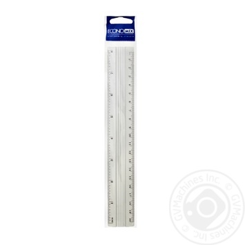 Economix Metal Ruler 20cm