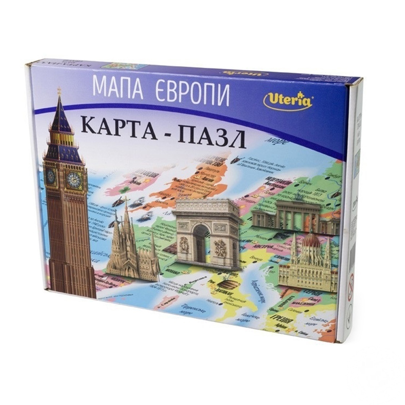 

Карта-пазл Uteria Европа