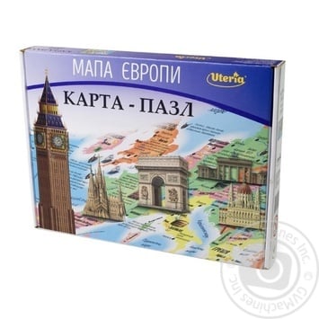 Uteria Europe Puzzle Map - buy, prices for NOVUS - photo 1