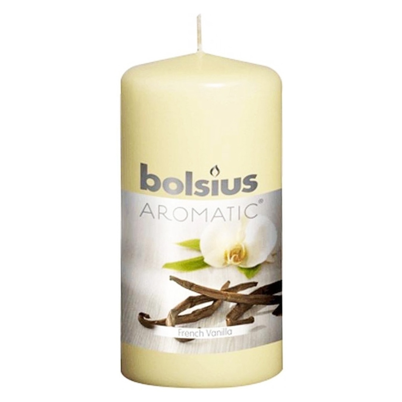 

Свіча Bolsius аром. 120/60 1 шт. ваніль арт. 103626640175