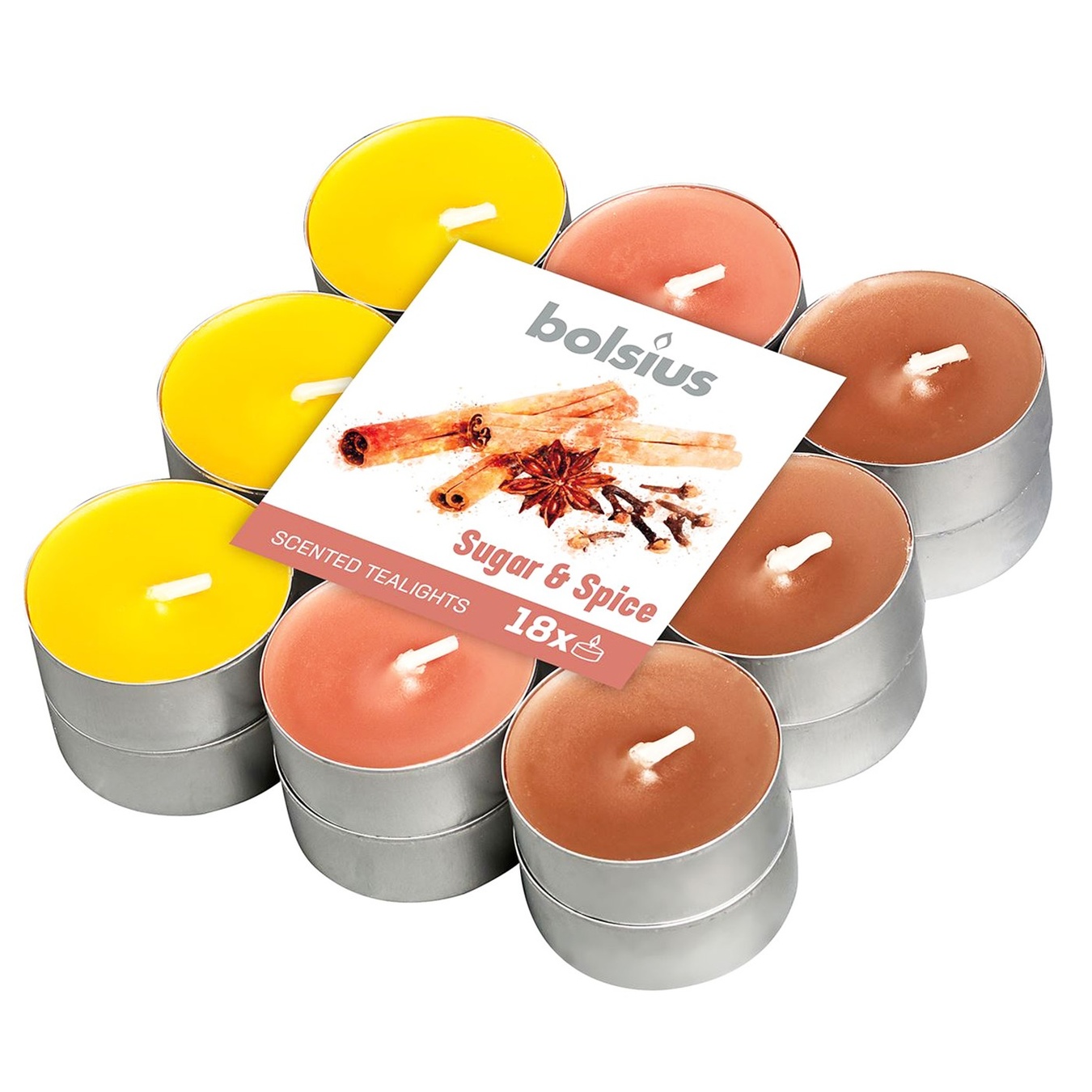 

Свеча Bolsius корица 18шт