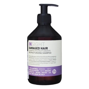 Insight Restructurizing Shampoo for Damaged Hair 400ml - buy, prices for MegaMarket - photo 1