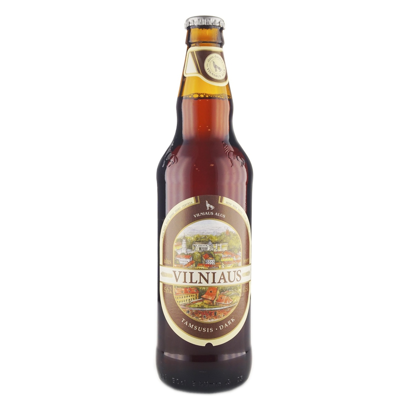 

Пиво Vilniaus Alus Dark темное 5,6% 0,5л