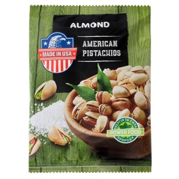 Фисташки Almond в скорлупе жареные 150г - купить, цены на КОСМОС - фото 1