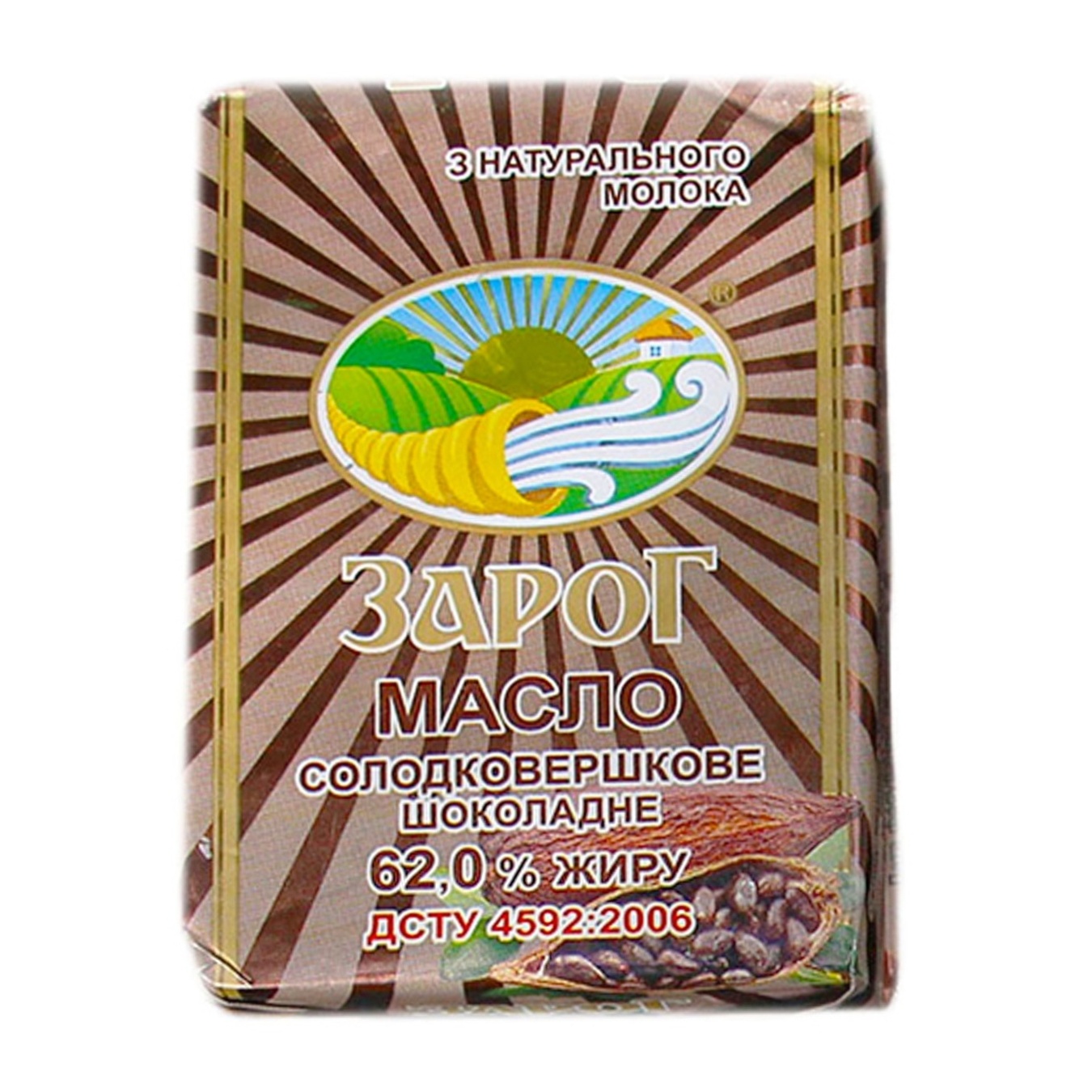 

Масло Зарог Шоколадное 62% 200г