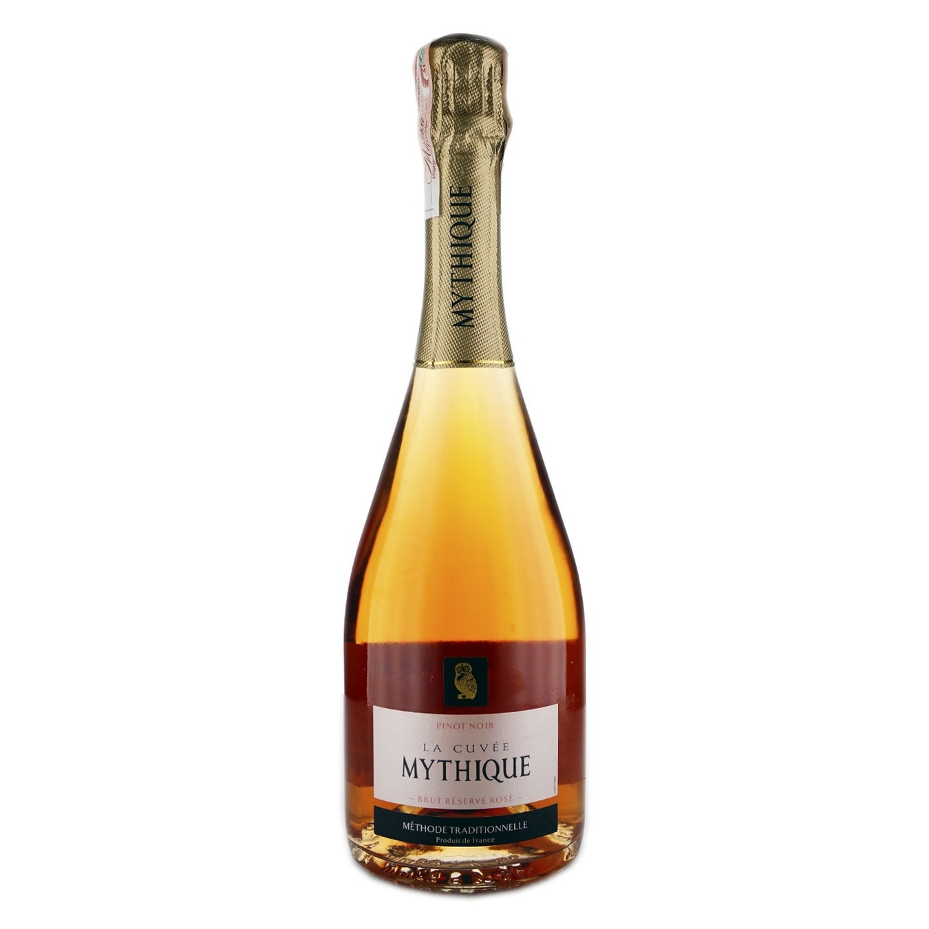 

Вино игристое Mythique La Cuvee Brut Reserve Rose Pinot Noir розовое сухое 12,5% 0,75л