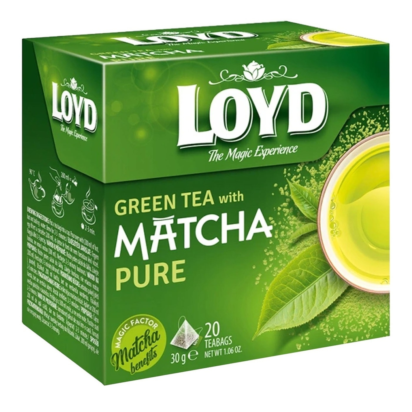 

Чай зеленый Loyd Матча 20шт 1,5г