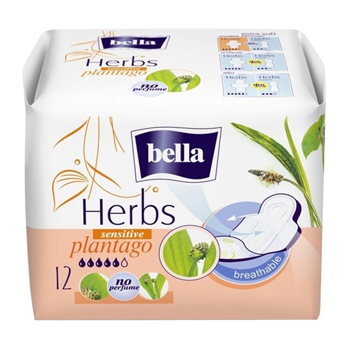 

Прокладки гигиенические Bella Herbs Plantago 12шт