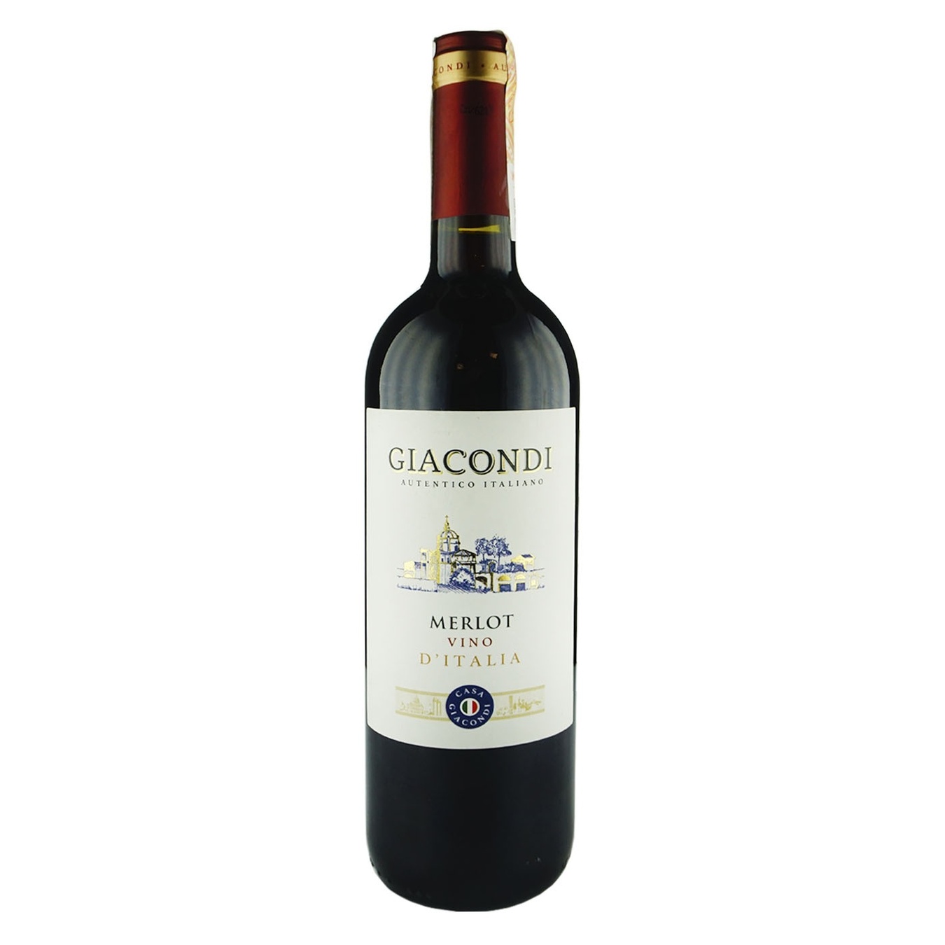 

Вино Giacondi Merlot красное полусухое 12.5% 3л