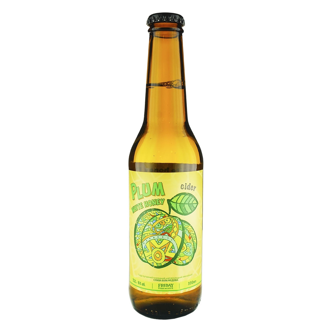 

Сидр Friday Plum White Honey Слива 6% 0.33л