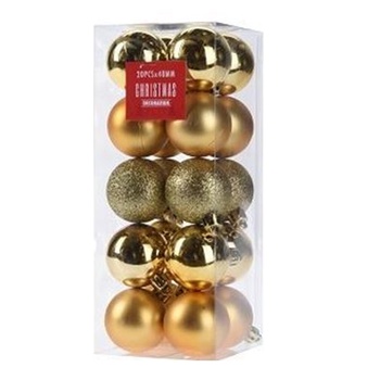 Koopman Christmas Tree Decorations Set 4cmх20pcs - buy, prices for NOVUS - photo 1