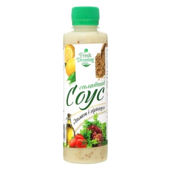 Fresh Dressing Lemon and Mustard Sauce 250ml - buy, prices for NOVUS - photo 1