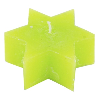 Candy Light Apple Star Candle 9x4cm - buy, prices for - photo 1