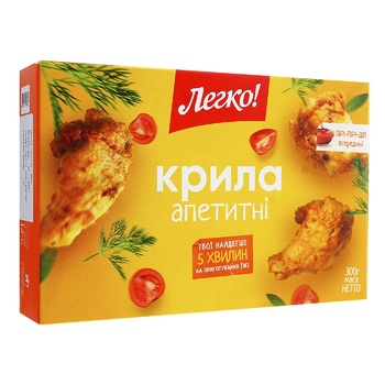 Крило куряче Легко Апетитне заморожене 300г - купити, ціни на NOVUS - фото 1