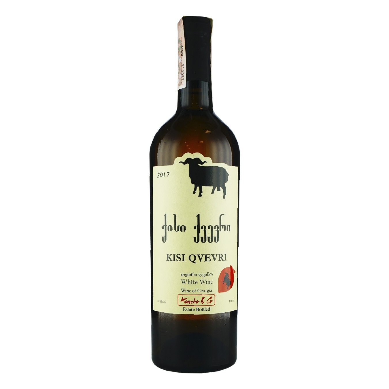 

Вино Koncho&Co Kisi Qvevri белое сухое 12,5% 0,75л