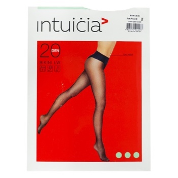 Колготы Intuicia Bikini LW женские дымчатые 20ден 2р