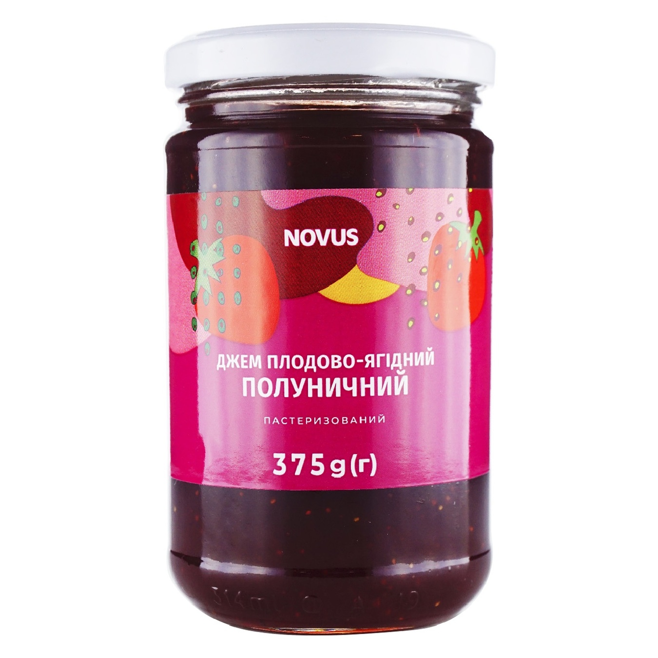 

Джем Novus Клубника 375г