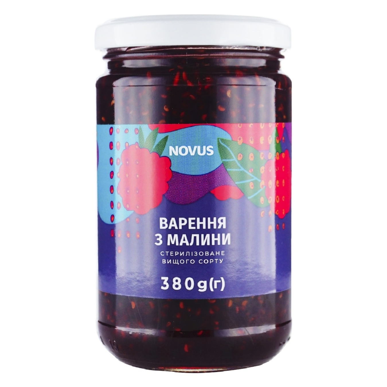 

Варенье Novus Малина 380г