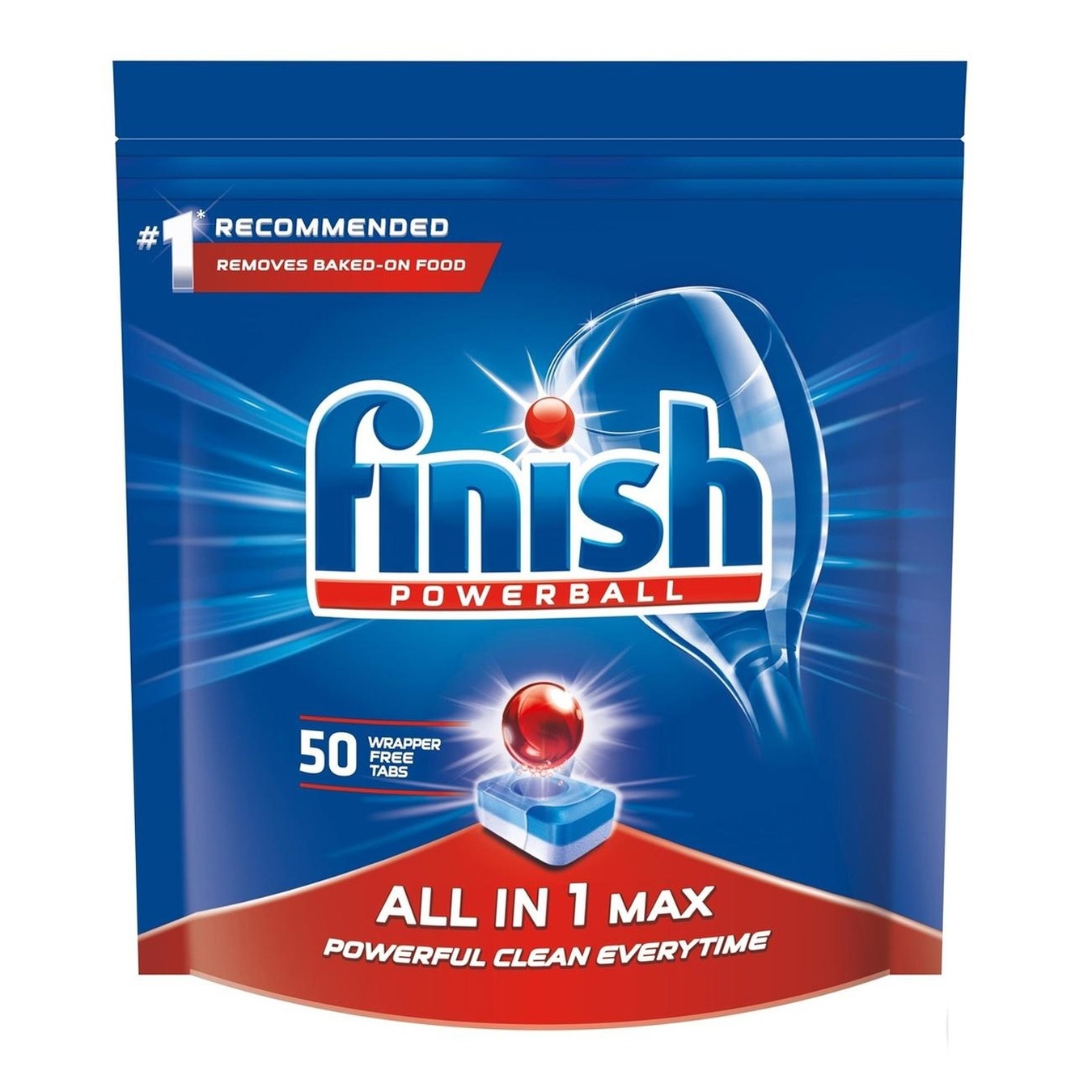

Средство Finish All in One для мытья посуды в посудомоечных машинах в таблетках 50шт