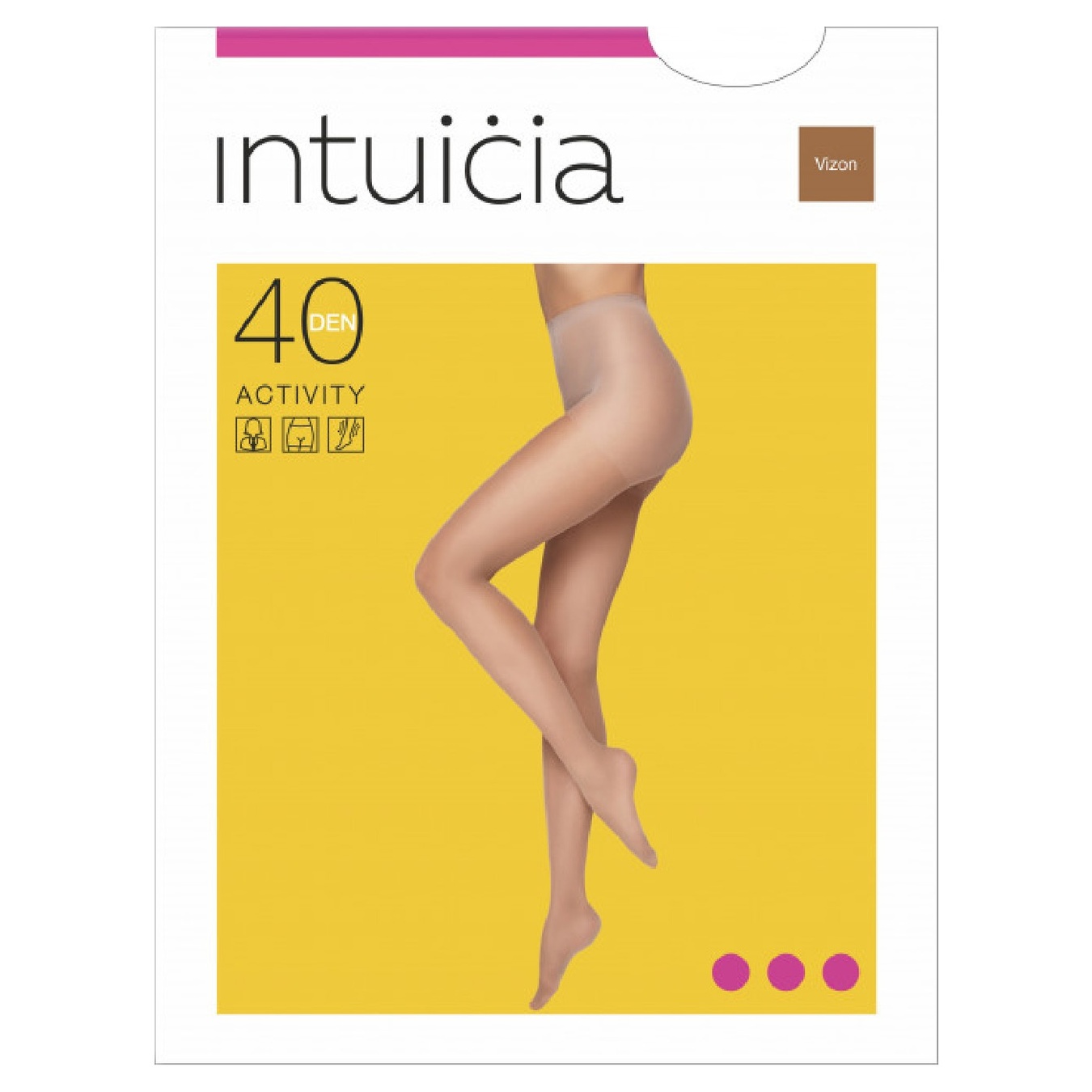 

Колготки женские Intuicia Activity 40D 5-6 Vizone