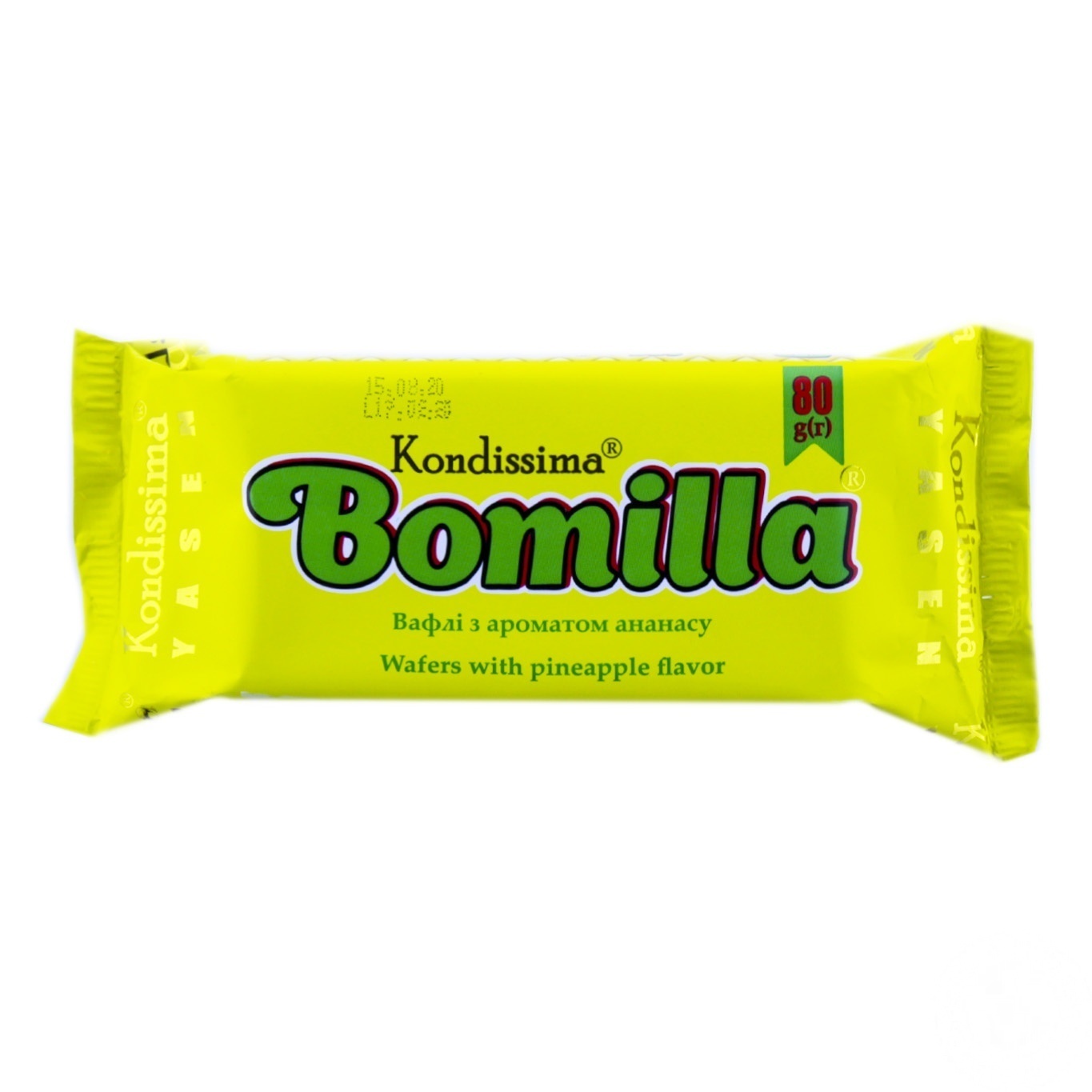 

Вафли Kondissima Bomilla с ароматом ананаса 80г