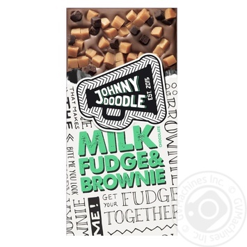 Johnny Doodle Covered With Fudge And Brownie Milk Chocolate 150g - buy, prices for NOVUS - photo 1