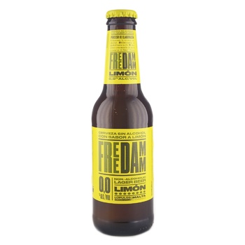 Estrella Free Damm Lemon Non-Alcoholic Beer 0% 0.25l - buy, prices for NOVUS - photo 1