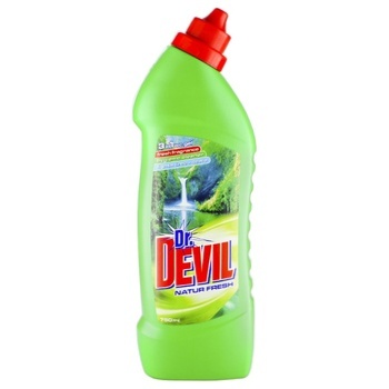 Засіб Dr.Devil Natur Fresh рідкий для чищення унітазів 3 в 1 0,75л - купити, ціни на NOVUS - фото 1