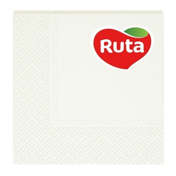 Ruta Champagne Napkins 33x33 3layer 20pcs - buy, prices for - photo 1