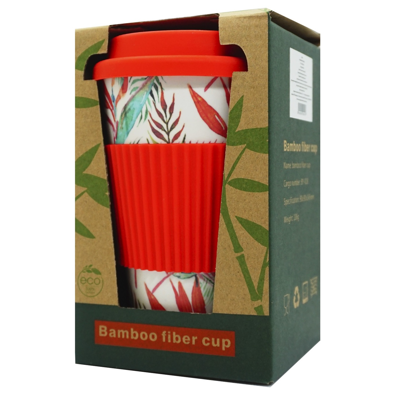 

Чашка BroKbridge D-1 из бамбука 400мл