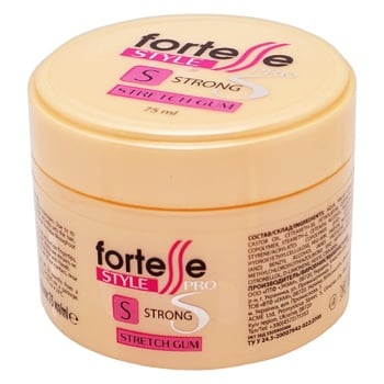 Fortesse Pro Style Strong Fixation Modeling Hair Gel 75ml - buy, prices for NOVUS - photo 1