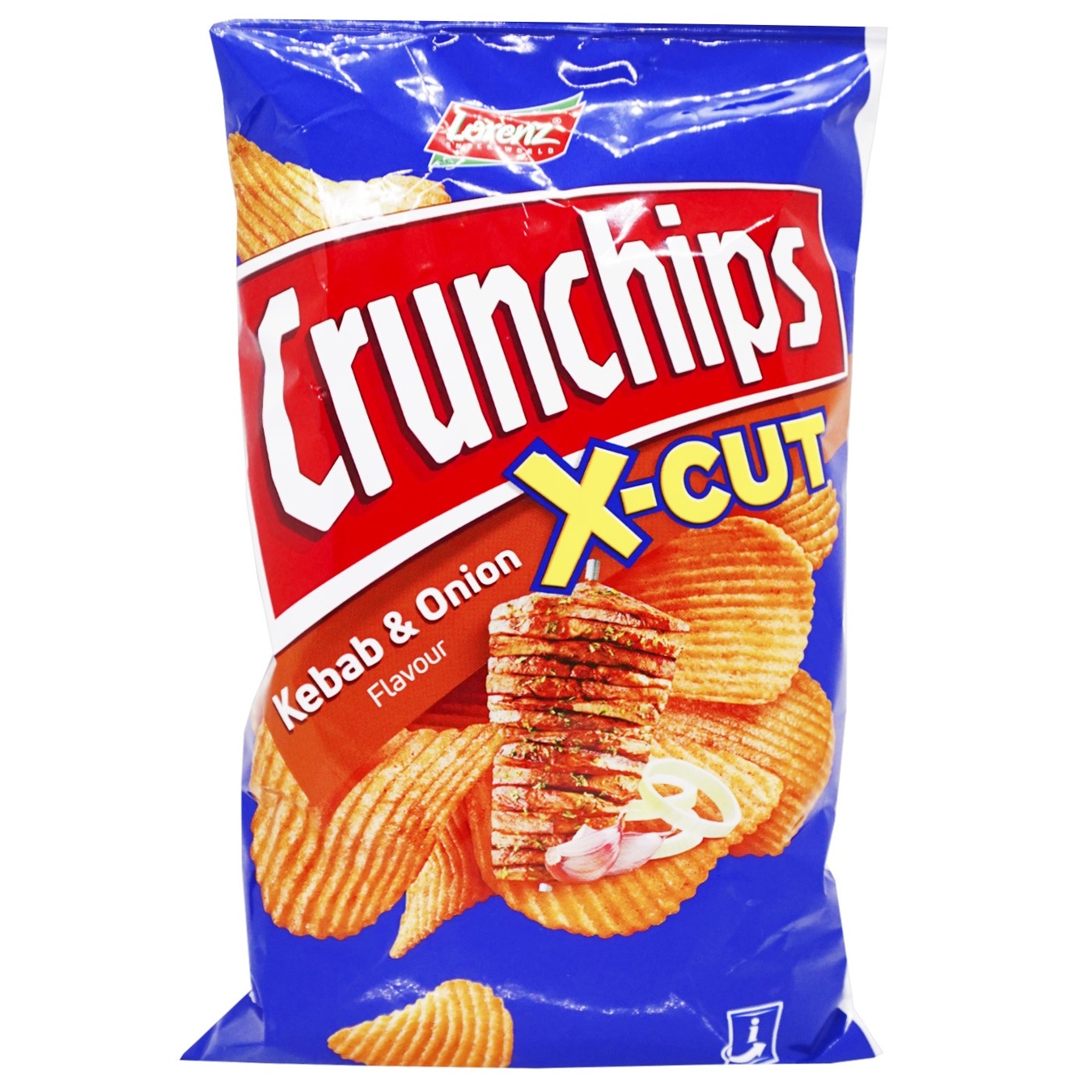 

Чипсы картофельные Lorenz Crunchips X-cut Кебаб и лук волнистые 75г
