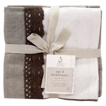 Amo La Casa Kitchen Towels Set 3pcs - buy, prices for - photo 1