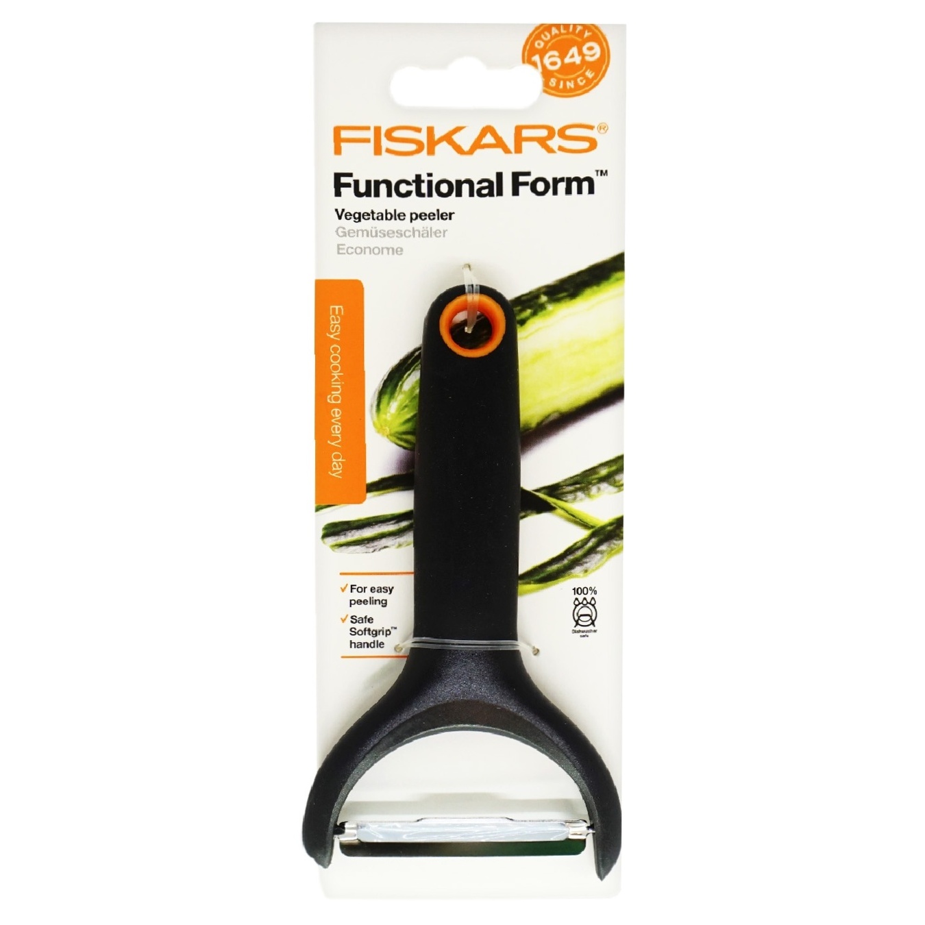 

Нож для чистки Form Fiskars с поперечным лезвием