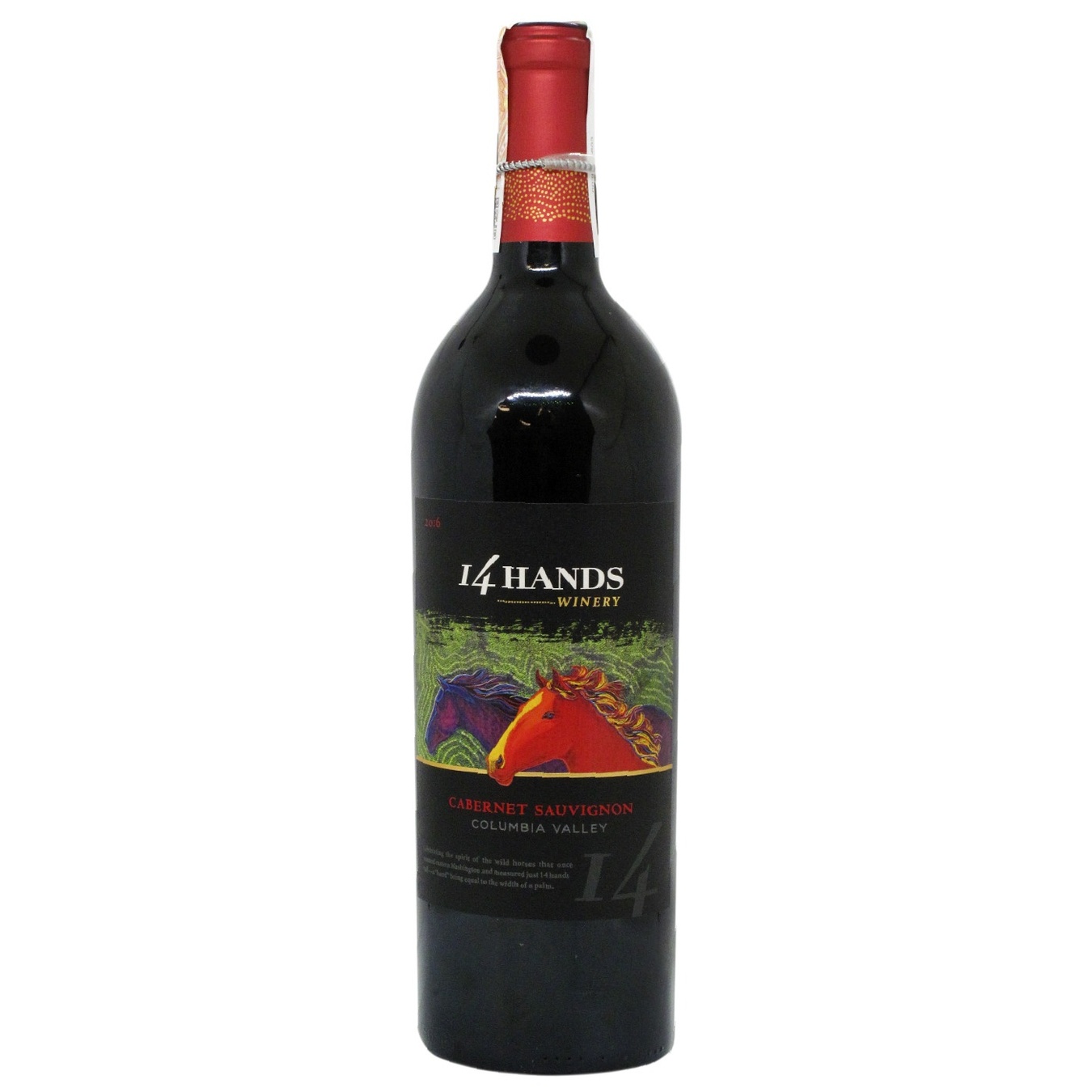 

Вино 14 Hands Cabernet Sauvignon красное сухое 13,5% 0,75л