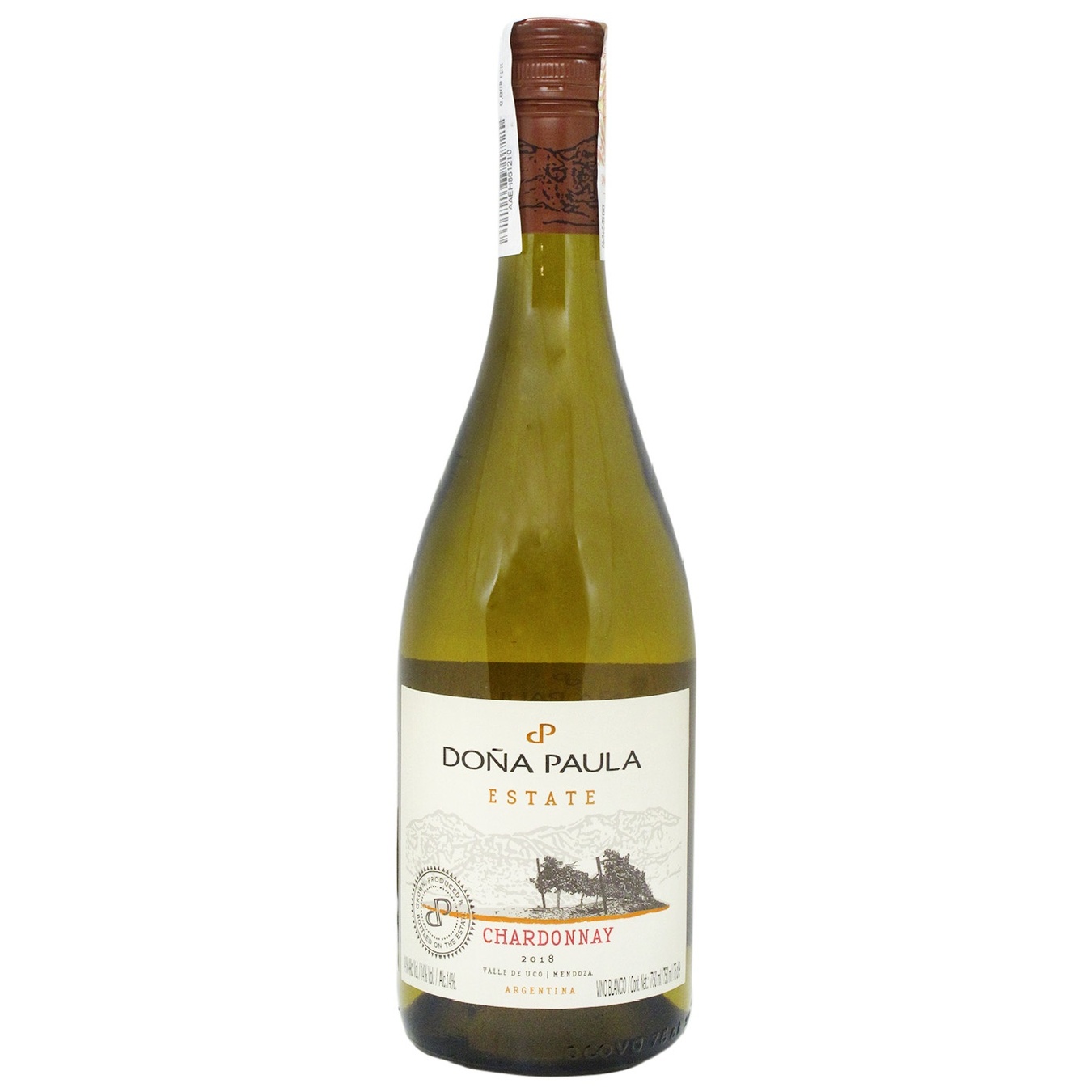 

Вино Dona Paula Estate Chardonnay Valle de Uco-Mendoza белое сухое 13,5% 0,75л