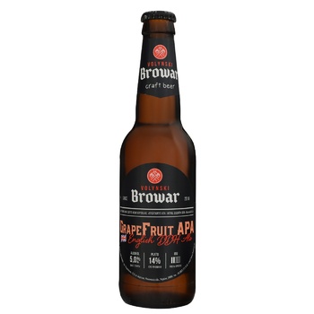 Volynsky Brovar Grape Fruit APA Light Unfiltered Beer 5% 0.35l