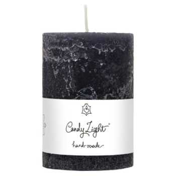 Candy Light Cylinder Midnight Blue Candle 7х10cm - buy, prices for NOVUS - photo 1