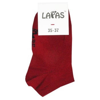 Носки Lapas Mini бордовый 35-37р - купить, цены на ULTRAMARKET - фото 1