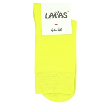 Шкарпетки Lapas жовтий 44-46р - купити, ціни на ULTRAMARKET - фото 2