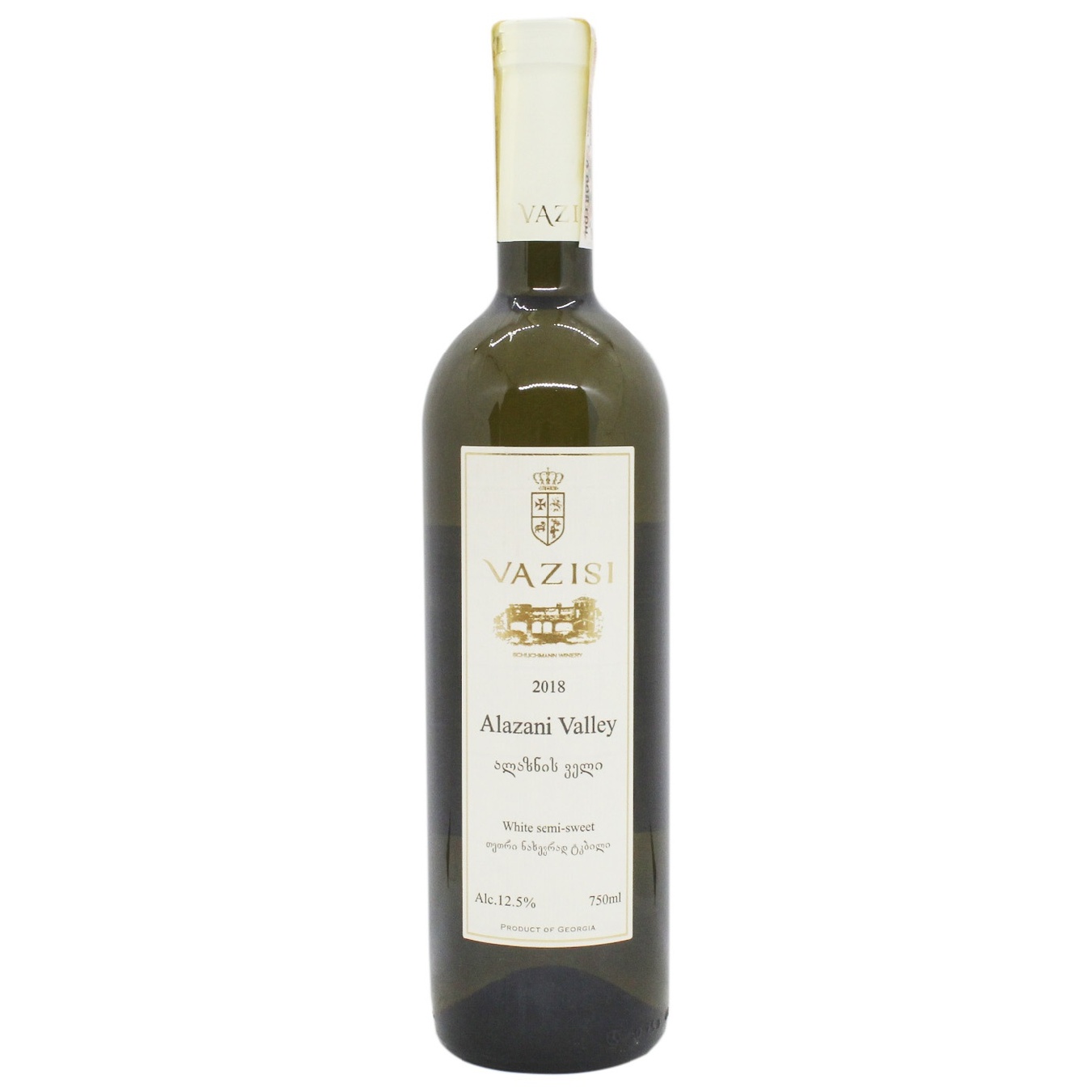 

Вино Schuchmann Wines Georgia Vazisi Alazani Valley белое полусладкое 12% 0,75л