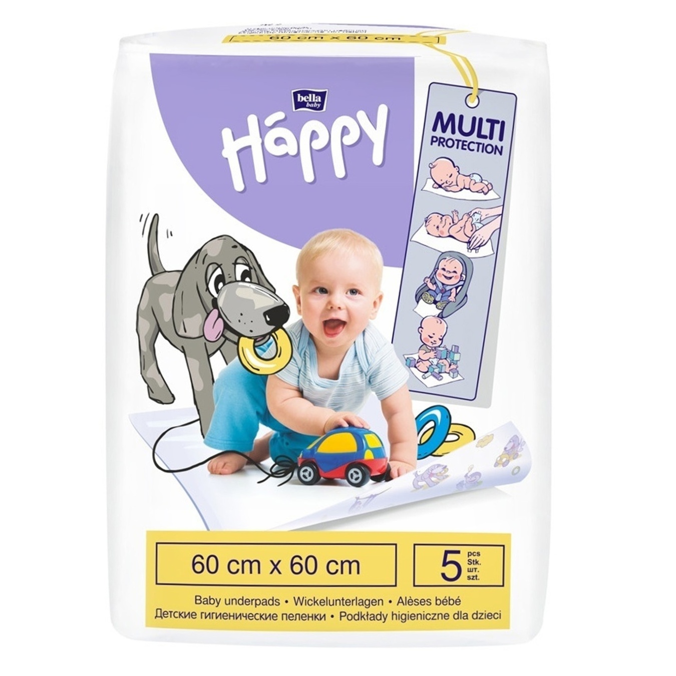 

Пеленки Bella Happy Baby гигиенические 60х60см 5шт