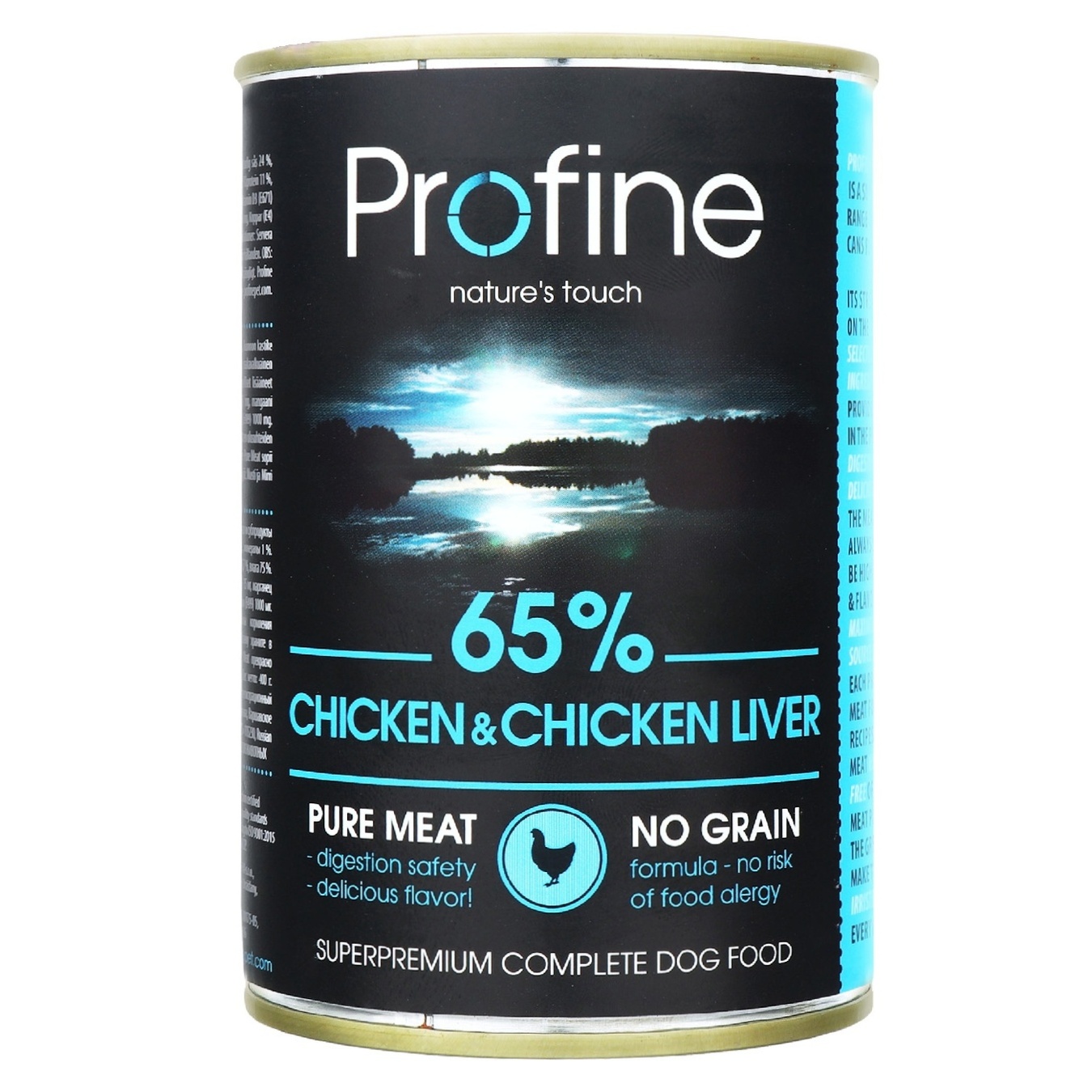 

Влажный корм для собак Profine Chicken and Liver курица и печень 400г