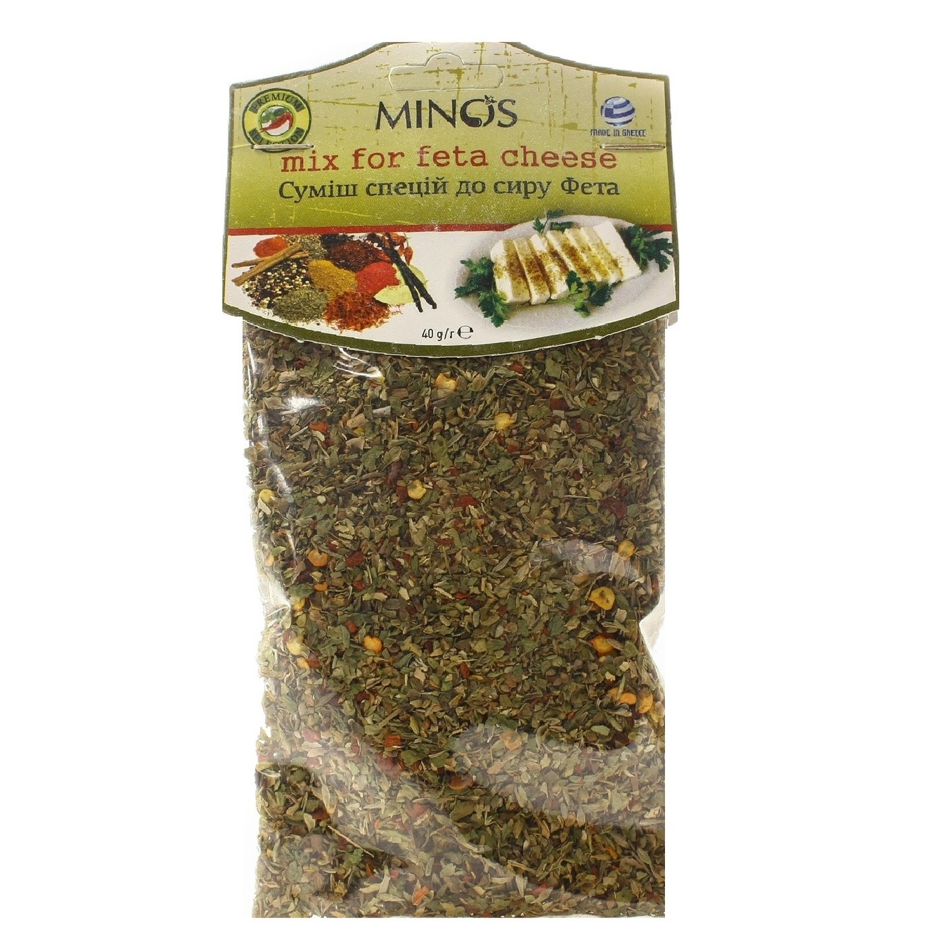 

Смесь специй Minos к сыру фета 40г