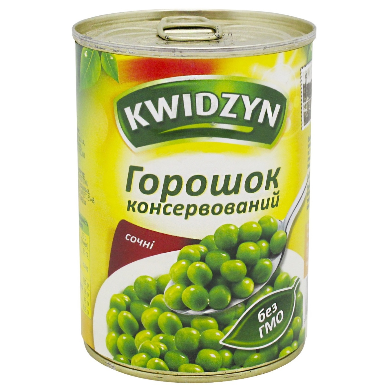 

Горошек зеленый Kwidzyn консервированный 400г