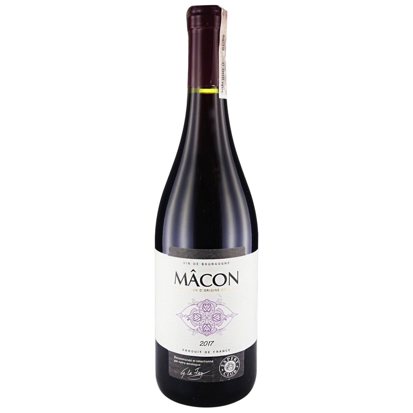 

Вино Expert Club Macon Rouge красное сухое 10-15% 0,75л
