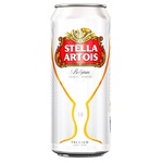 Stella Artois Blonde Beer Can 5% 0.5l