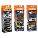 Набір машин Matchbox 5шт