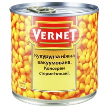 Vernet Vegetables Corn 340g - buy, prices for NOVUS - photo 1