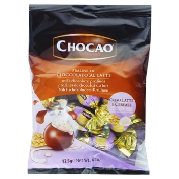 Vergani Chocаo with Vanilla and Milk Cream Milk Chocolate Pralines Candies 125g - buy, prices for NOVUS - photo 1